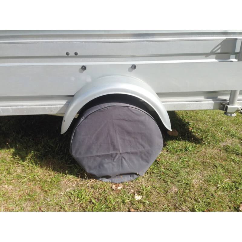 Housses de pneus 4 pièces Housse de pneu universelle Protection solaire  Protection de roue Remorque Camping